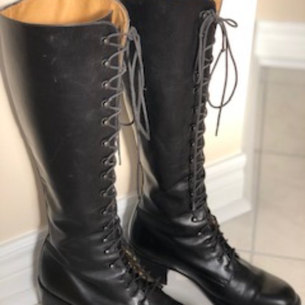 Vintage Leather Italian Riding Boots